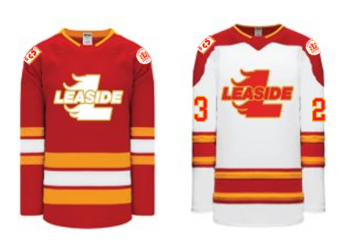 2023+ FLAMES Game Jersey - GTHL (Arm#) - PLAYER