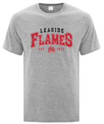 2023 Athletic Grey SS Tee - Leaside FLAMES